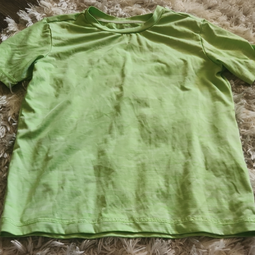 MTA Sport Lime Green Kids Short Sleeve Tee